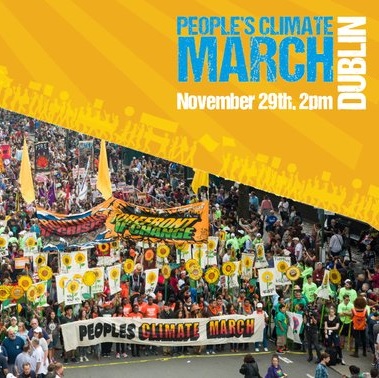 Irish Climate Change Marches:  Sunday Nov 29th 2015