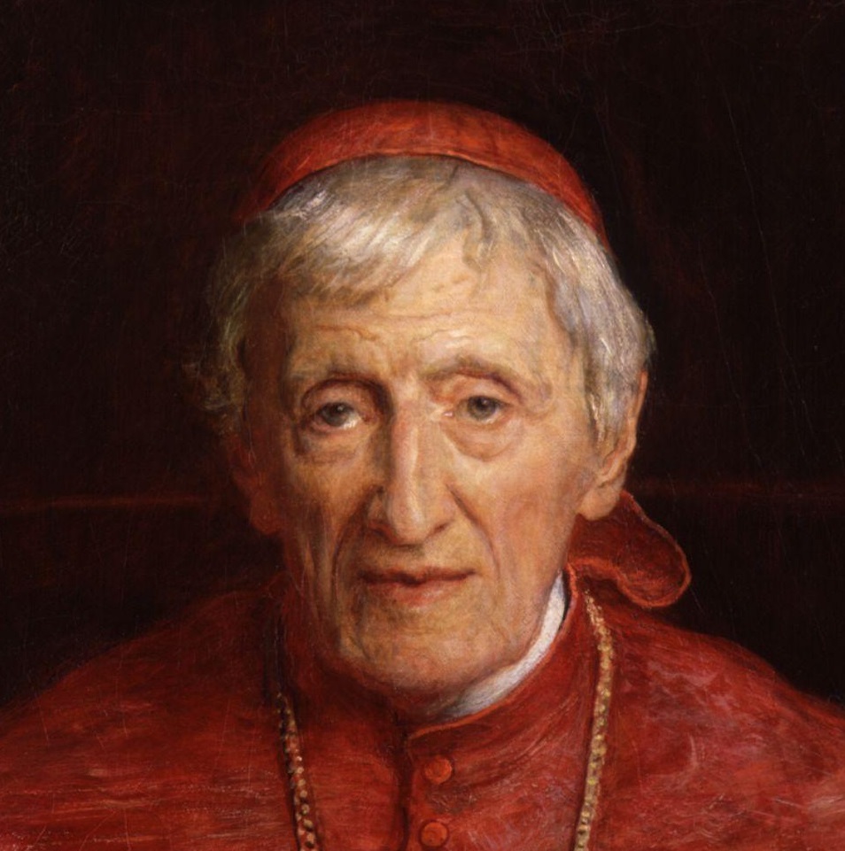 Cardinal John Henry Newman, from portrait by Millais. 